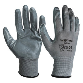 TOP STRONG Manusi de protectie nitril gi TS Complet acoperite cu nitril Tricotaj fara cusaturi Top Strong - scule electrice si unelte profesionale - BricoMart
