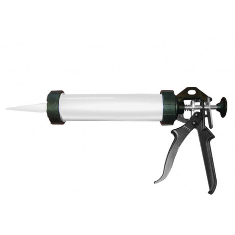 TOP STRONG Pistol tub aluminiu pentru mastic siliconic 9"/225mm Carcasa de aluminiu, tip inchis Top Strong - scule electrice si unelte profesionale - BricoMart