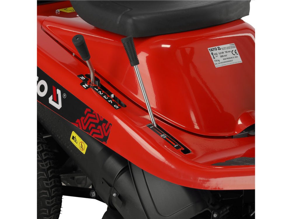 TRACTOR PENTRU TUNS IARBA PE BENZINA YATO YT - 85550 , 76CM , 432CC , 170 l , 8.8 kW , 11.97 KM YATO - scule electrice si unelte profesionale - BricoMart