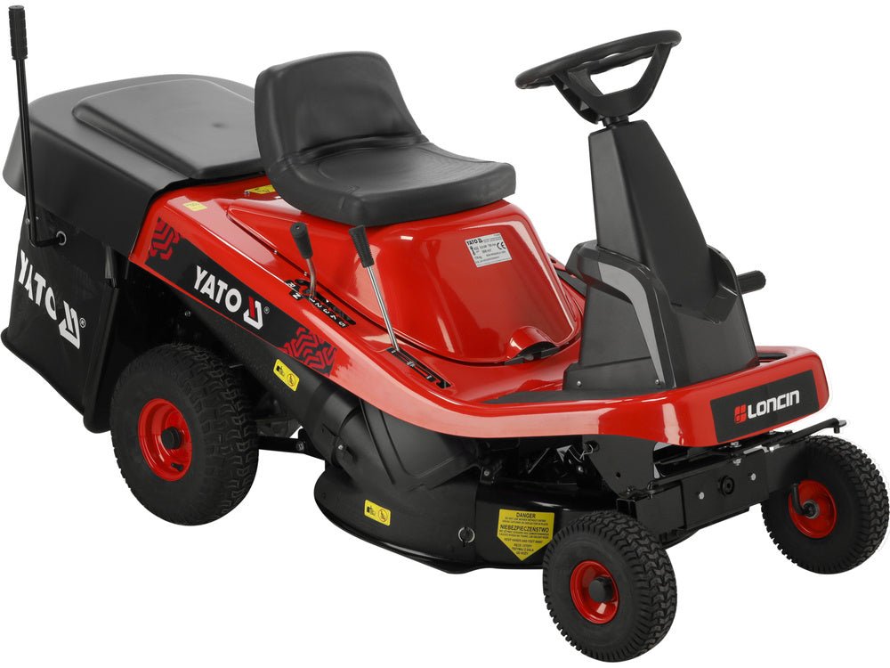 TRACTOR PENTRU TUNS IARBA PE BENZINA YATO YT - 85550 , 76CM , 432CC , 170 l , 8.8 kW , 11.97 KM YATO - scule electrice si unelte profesionale - BricoMart