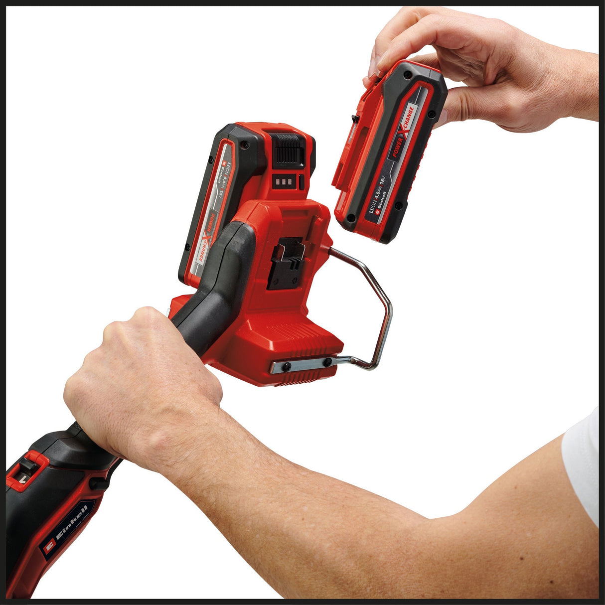 Trimmer de gazon cu acumulator Einhell Professional GP-CT 36/35 Li BL-Solo Power X-Change (36 V, bobina cu fir si mecanism automat de avans, motor fara perii, Flowerguard, fara acumulator) Einhell - scule electrice si unelte profesionale - BricoMart
