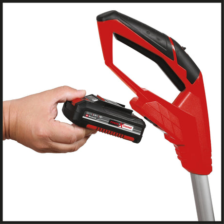 Trimmer de tuns iarba/gazon pe acumulator Einhell Power X - Change GE - CT 18 Li Solo (Li - Ion, 18V, 8500 rpm, cap motor rotativ si inclinabil, Flowerguard, fara acumulator si incarcator Einhell - scule electrice si unelte profesionale - BricoMart