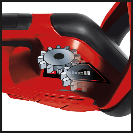 Trimmer electric de tuns gard viu Einhell GC - EH 4550 (greutate minima, lame din otel taiate cu laser si slefuite cu diamant, completa cu capac din aluminiu pe lame Einhell - scule electrice si unelte profesionale - BricoMart