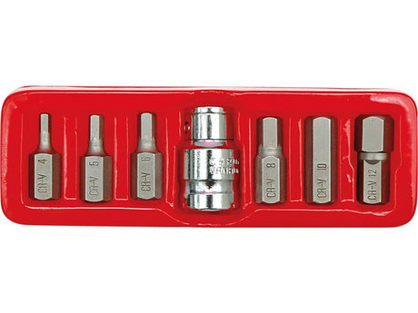 TRUSA 7 BITI VOREL 66710 HEXAGONALI CR - V VOREL - scule electrice si unelte profesionale - BricoMart