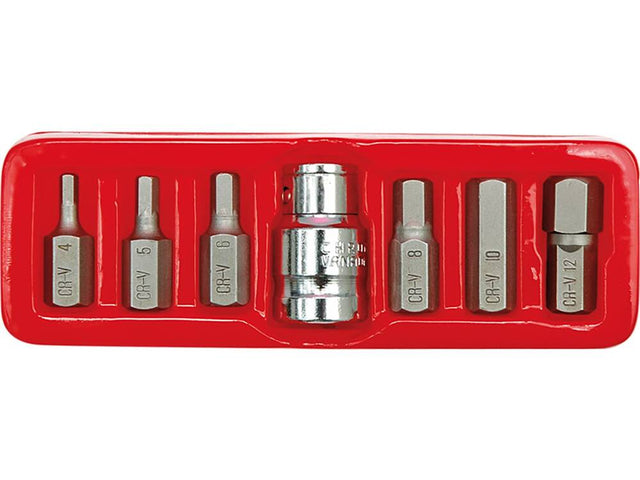TRUSA 7 BITI VOREL 66710 HEXAGONALI CR - V VOREL - scule electrice si unelte profesionale - BricoMart