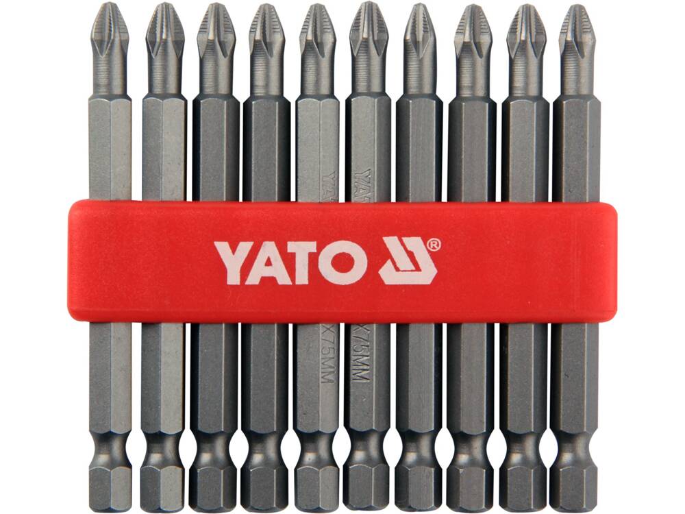 TRUSA BIT 10 YATO YT - 0480 BUC PH2X75MM, S2 YATO - scule electrice si unelte profesionale - BricoMart
