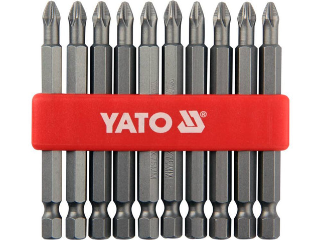 TRUSA BIT 10 YATO YT - 0480 BUC PH2X75MM, S2 YATO - scule electrice si unelte profesionale - BricoMart