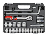 TRUSA DE SCULE YATO YT - 38741 25 PIESE YATO - scule electrice si unelte profesionale - BricoMart