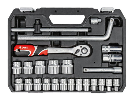 TRUSA DE SCULE YATO YT - 38741 25 PIESE YATO - scule electrice si unelte profesionale - BricoMart