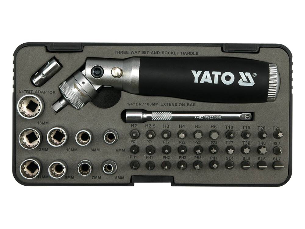 TRUSA SURUBELNITE, 42 YATO YT-2806 PIESE YATO - scule electrice si unelte profesionale - BricoMart