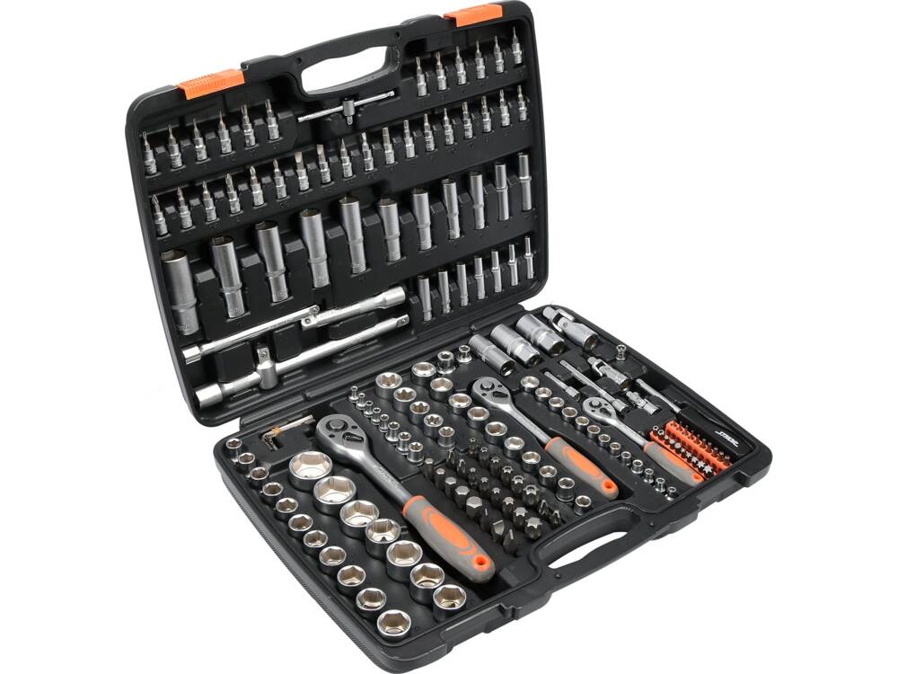 TRUSA TUBULARE 1/2 - 3/8 - 1/4, STHOR 58688 173 PIESE STHOR - scule electrice si unelte profesionale - BricoMart
