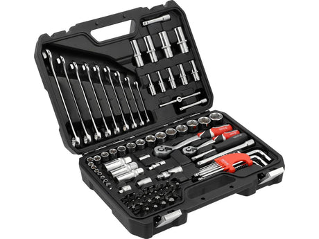 TRUSA TUBULARE 1/4", 3/8" 92 PIESE Yato YT - 38785 Yato - scule electrice si unelte profesionale - BricoMart