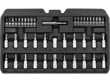TRUSA TUBULARE 1/4" 68 PIESE Yato YT - 14502 Yato - scule electrice si unelte profesionale - BricoMart