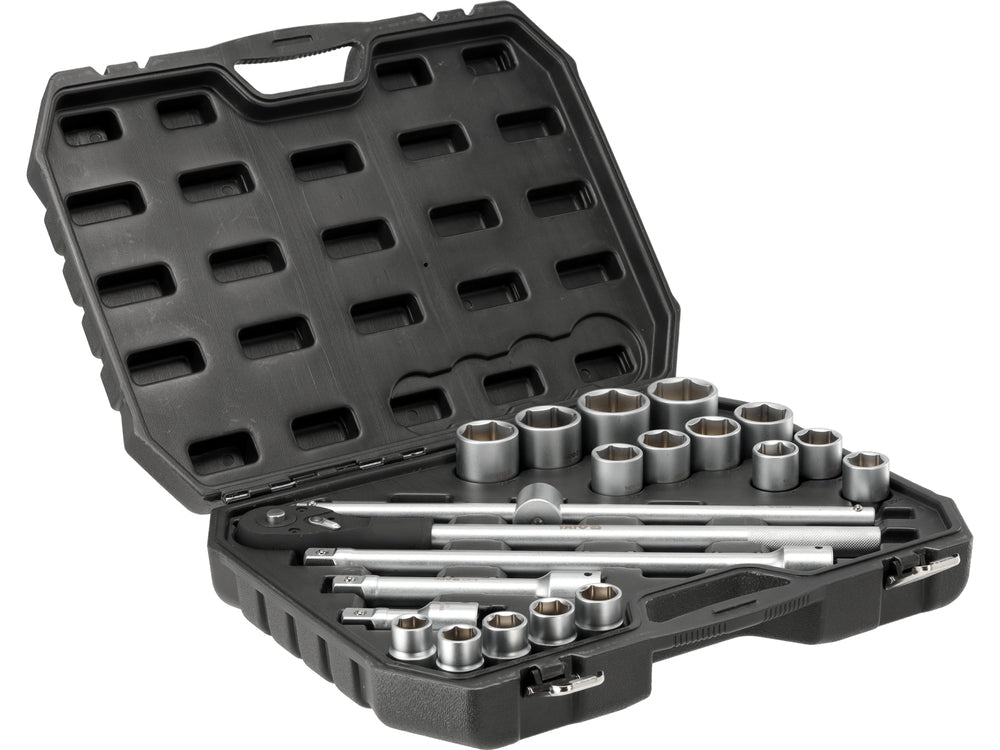 TRUSA TUBULARE 3/4'' 21 PIESE Yato YT - 13351 - 19.0 mm, 50 mm, 400 mm, 450 mm Yato - scule electrice si unelte profesionale - BricoMart