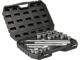 TRUSA TUBULARE 3/4'' 21 PIESE Yato YT - 13351 - 19.0 mm, 50 mm, 400 mm, 450 mm Yato - scule electrice si unelte profesionale - BricoMart