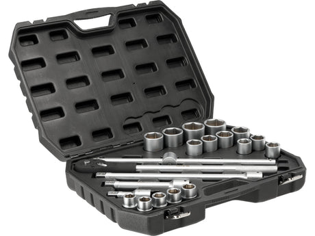 TRUSA TUBULARE 3/4'' 21 PIESE Yato YT - 13351 - 19.0 mm, 50 mm, 400 mm, 450 mm Yato - scule electrice si unelte profesionale - BricoMart