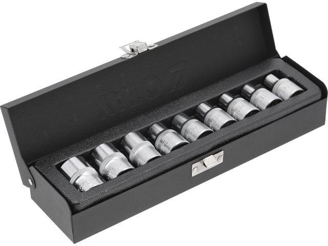 TRUSA TUBULARE CR-V, YATO YT-0521 9 BUC, E10-E24 YATO - scule electrice si unelte profesionale - BricoMart