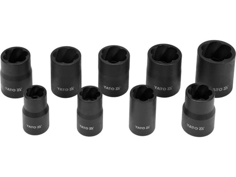 TRUSA TUBULARE CR-V YATO YT-0603 10BUC, 3/8 YATO - scule electrice si unelte profesionale - BricoMart
