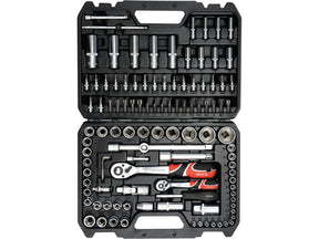 TRUSA TUBULARE SI YATO YT - 38791 ANTRENOR 1/4, 1/2, 108 PIESE YATO - scule electrice si unelte profesionale - BricoMart