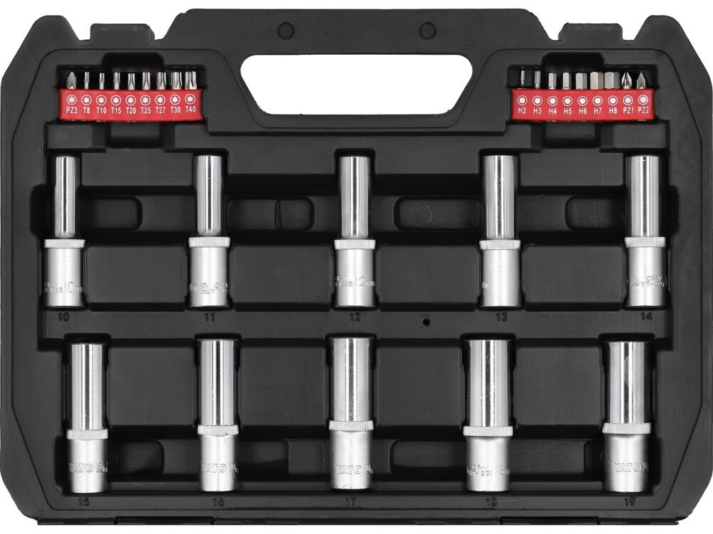 TRUSA TUBULARE ½”, YATO YT - 12660 60 PIESE YATO - scule electrice si unelte profesionale - BricoMart