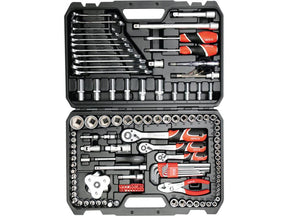 TRUSA TUBULARE YATO YT - 38875 126 PIESE 1/2 - 3/8 - 1/4 YATO - scule electrice si unelte profesionale - BricoMart