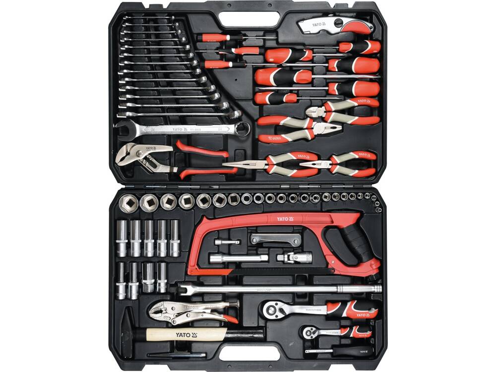 TRUSA TUBULARE + YATO YT - 38911 CLICHET, 79 PIESE YATO - scule electrice si unelte profesionale - BricoMart