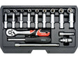 TRUSA TUBULARE+ANTRENOR, 23 YATO YT - 14451 BUC, 1/4 YATO - scule electrice si unelte profesionale - BricoMart