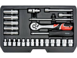TRUSA TUBULARE+ANTRENOR, 25 YATO YT-14461 BUC, 1/4 YATO - scule electrice si unelte profesionale - BricoMart