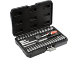 TRUSA TUBULARE+ANTRENOR, 38 YATO YT-14471 BUC, 1/4, CR-V YATO - scule electrice si unelte profesionale - BricoMart
