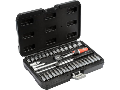 TRUSA TUBULARE+ANTRENOR, 38 YATO YT-14471 BUC, 1/4, CR-V YATO - scule electrice si unelte profesionale - BricoMart