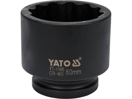 TUBULARA IMPACT BIHEXAGONALA, YATO YT-11995 1, 80MM YATO - scule electrice si unelte profesionale - BricoMart