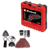 Unealta multifunctionala Einhell TE - MG 350 EQ, 350 W, rata de vibratii 22.000 pana la 40.000 rpm, lumina LED, blocare rapida, incl. geanta si accesorii Einhell - scule electrice si unelte profesionale - BricoMart