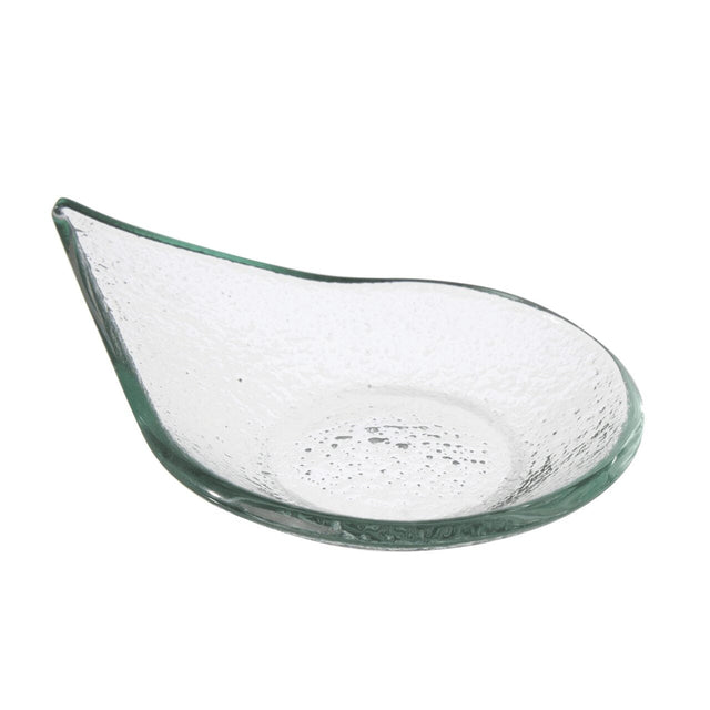 Vas de sticla transparenta picaturi de ploaie Fingerfood Vetro, Fine Dine 80x100mm