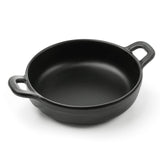 Vas servire in forma de mini-tigaie cu 2 manere, 189x147x(H)37 mm, melamina, Hendi Little Chef