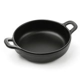 Vas servire in forma de mini-tigaie cu 2 manere, 189x147x(H)37 mm, melamina, Hendi Little Chef