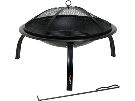VATRA DE OTEL LUND 99912 CU PICIOARE RABATABILE, 56X39CM LUND - scule electrice si unelte profesionale - BricoMart