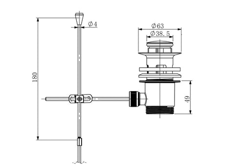 VENTIL AUTOMAT PT LAVOAR 1''1/4,ALAMA Fala 75498 - Sifon chiuveta Fala - scule electrice si unelte profesionale - BricoMart