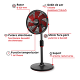 Ventilator fara fir Einhell GE - CF 18/320 P Li - Solo - inaltime reglabila BricoMart - scule electrice si unelte profesionale - BricoMart