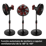 Ventilator fara fir Einhell GE - CF 18/320 P Li - Solo - inaltime reglabila BricoMart - scule electrice si unelte profesionale - BricoMart