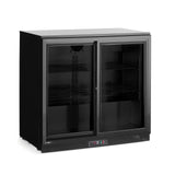 Vitrina de bar, Arktic, 197L, negru, 220-240V/160W, 900x520x(H)865mm