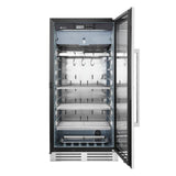 Vitrina de maturat carne HENDI, 233L, 220-240V/170W, 595x760x(H)1270mm