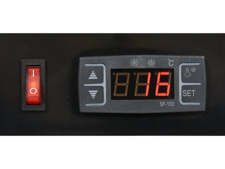 VITRINA FIRGORIFICA 5X1/3 YATO YG-05001 GN, 135X42X26,5CM YATO - scule electrice si unelte profesionale - BricoMart