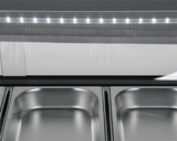 VITRINA FIRGORIFICA 6X1/3 YATO YG - 05002 GN, 153X42X26,5CM YATO - scule electrice si unelte profesionale - BricoMart