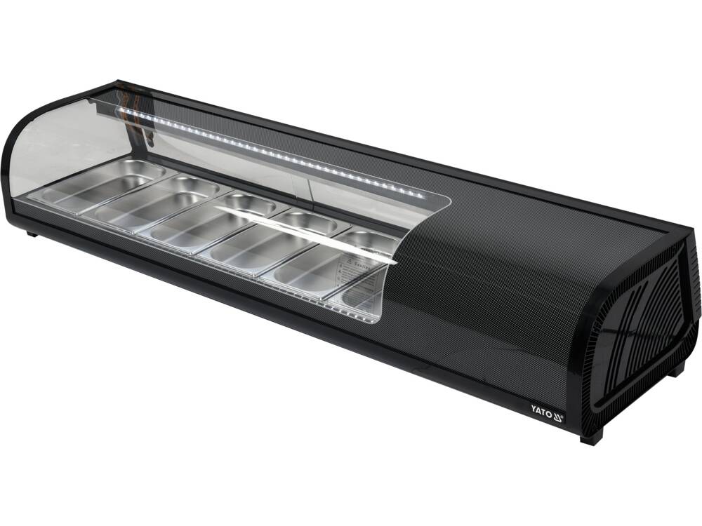 VITRINA FIRGORIFICA 6X1/3 YATO YG - 05002 GN, 153X42X26,5CM YATO - scule electrice si unelte profesionale - BricoMart