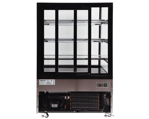 VITRINA FIRGORIFICA CU YATO YG-05045 REFRIGERARE 400L - NEGRU YATO - scule electrice si unelte profesionale - BricoMart