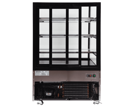 VITRINA FIRGORIFICA CU YATO YG-05045 REFRIGERARE 400L - NEGRU YATO - scule electrice si unelte profesionale - BricoMart