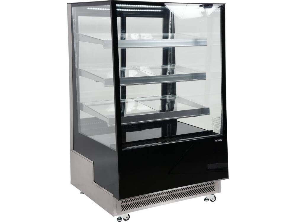 VITRINA FIRGORIFICA CU YATO YG-05045 REFRIGERARE 400L - NEGRU YATO - scule electrice si unelte profesionale - BricoMart