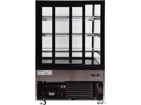 VITRINA FIRGORIFICA CU YATO YG-05045 REFRIGERARE 400L - NEGRU YATO - scule electrice si unelte profesionale - BricoMart