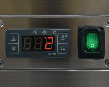 VITRINA FIRGORIFICA CU YATO YG-05045 REFRIGERARE 400L - NEGRU YATO - scule electrice si unelte profesionale - BricoMart