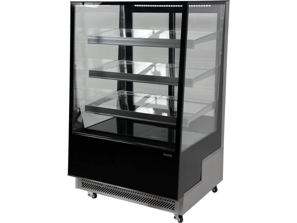 VITRINA FIRGORIFICA CU YATO YG-05045 REFRIGERARE 400L - NEGRU YATO - scule electrice si unelte profesionale - BricoMart